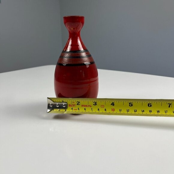 Vintage MCM 60s studio art pottery vase Lorenzo Bello - Picture 7 of 7